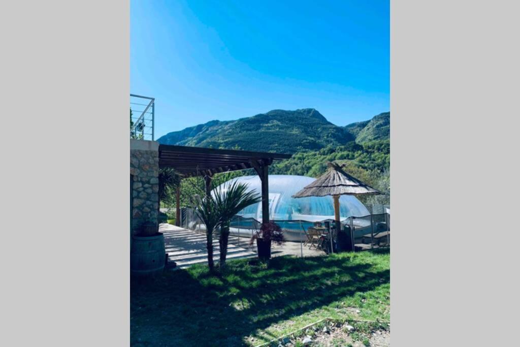 2P Au Coeur Des Montagnes Avec Piscine Chauffee Daire Puget-Théniers Dış mekan fotoğraf