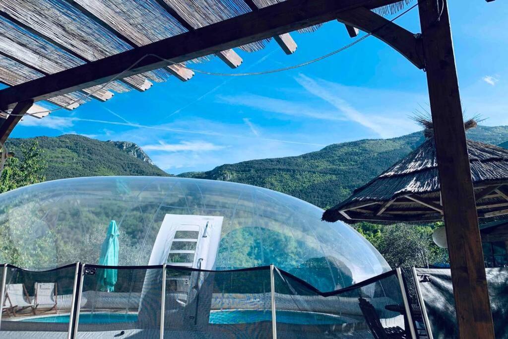 2P Au Coeur Des Montagnes Avec Piscine Chauffee Daire Puget-Théniers Dış mekan fotoğraf